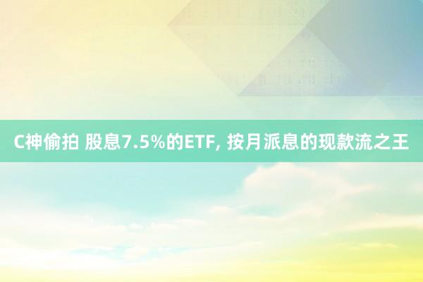 C神偷拍 股息7.5%的ETF， 按月派息的现款流之王